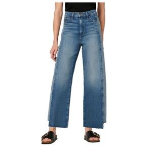 Joe's Jeans Mia High Rise Wide Leg Jeans On My Mind Blue size 28